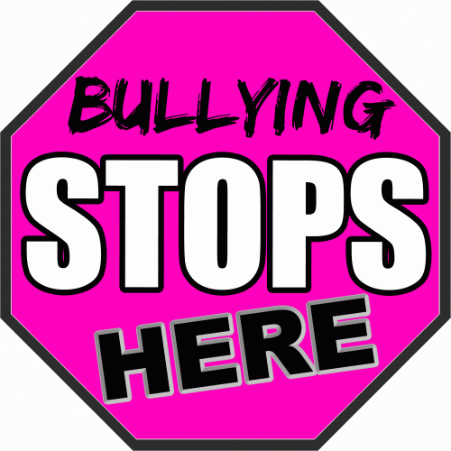 500x500 On Sale Bullying Stops Here Temporary Tattoo