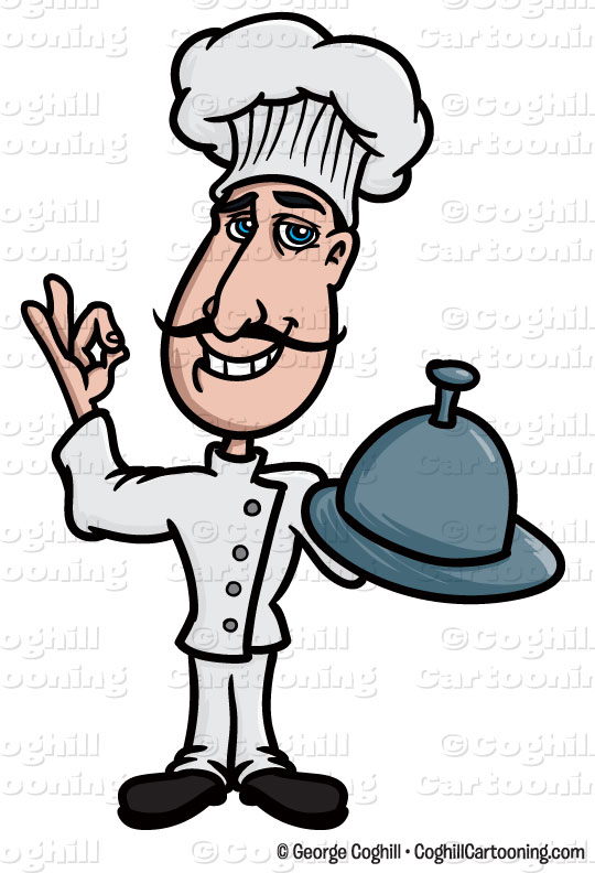 540x792 Cartoon Chef Clip Art Stock Illustration