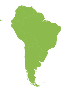 210x300 Continent Of South America Green Clip Art