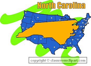 350x256 North Carolina Clipart