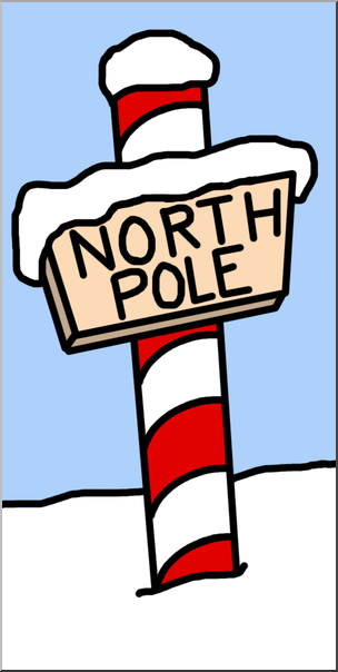 304x604 Clip Art North Pole Color I Abcteach