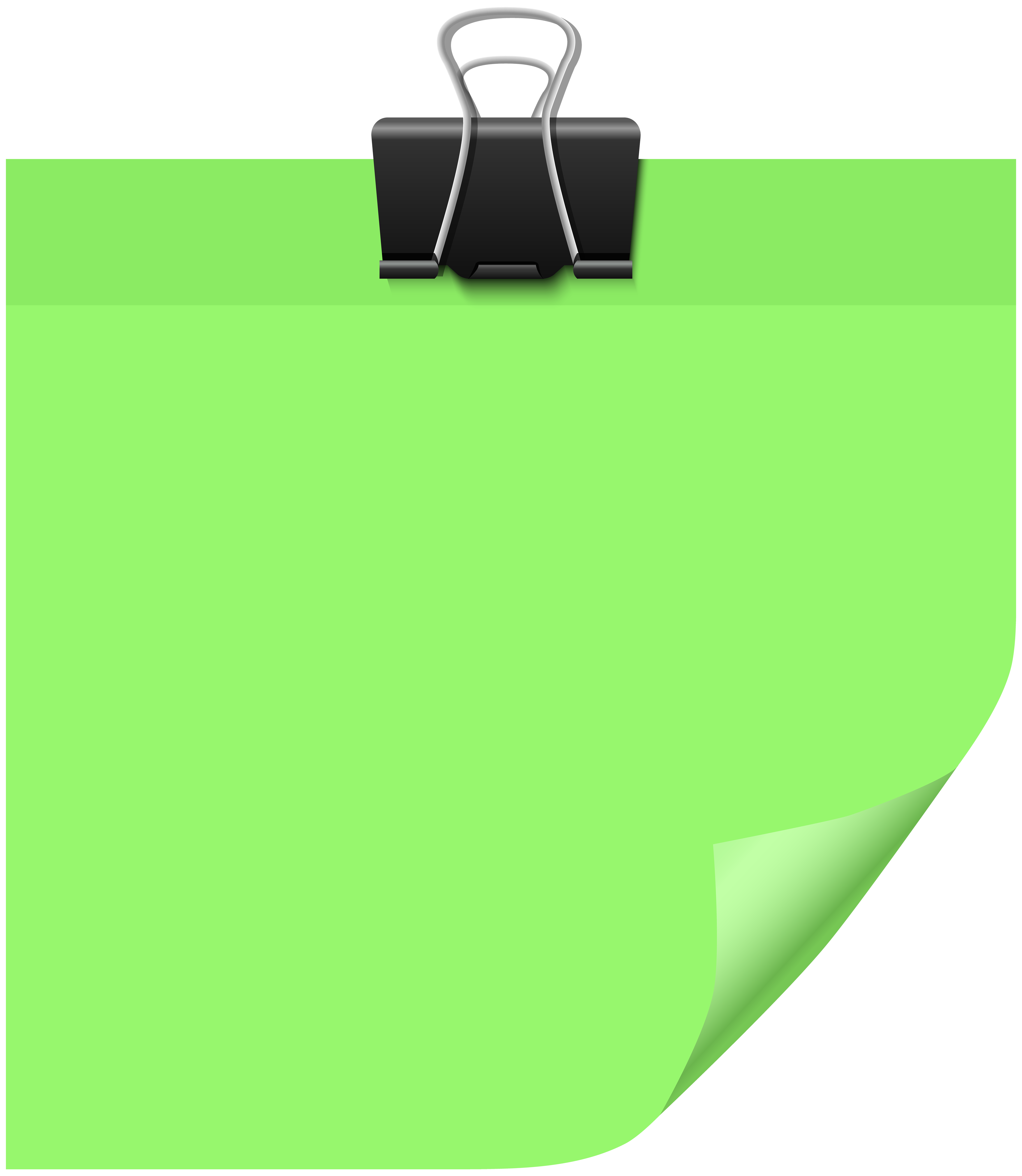 5214x6000 Sticky Note Green Png Clip Art