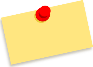 300x215 Thumbtack Note Blank Clip Art Free Vector 4vector