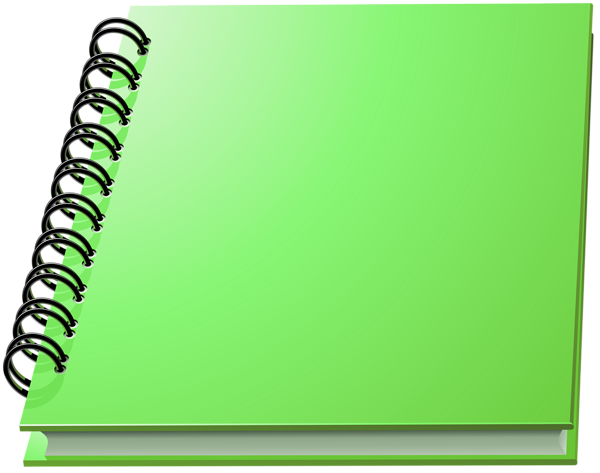 600x473 Spiral Notebook Green Png Clip Art Imageu200b Gallery Yopriceville