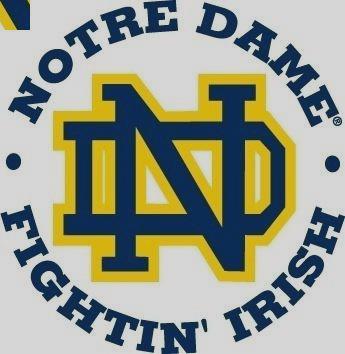 345x354 Notre Dame Football Clipart