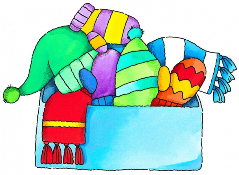 820x601 Warm Clothes Clipart