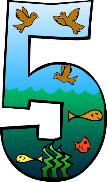 348x593 Clipart Numbers 1 5 Collection