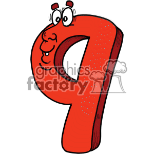300x300 Number 9 Clip Art