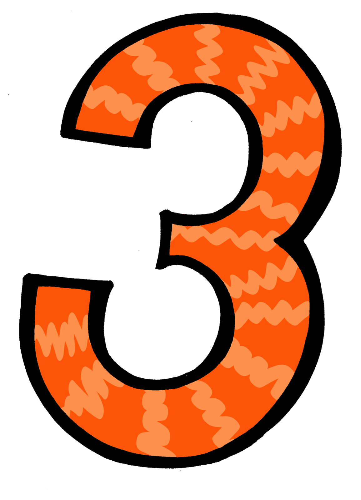 1155x1600 Number 3 Clipart Png