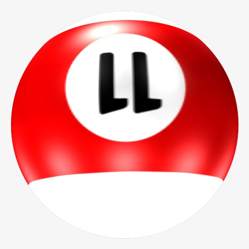 512x512 Number 11 Billiards, Number 11, Billiards, Red Ball Png Image