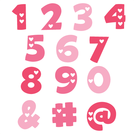432x432 Number Sets Clipart.number One Transparent Clipart. Of Numbers