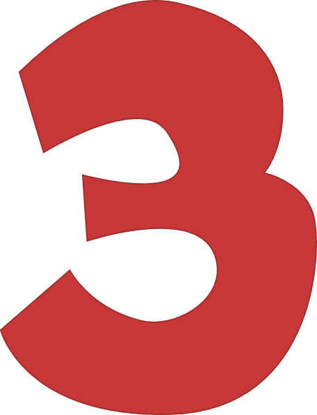 456x596 Collection Of Red Number 3 Clipart High Quality, Free