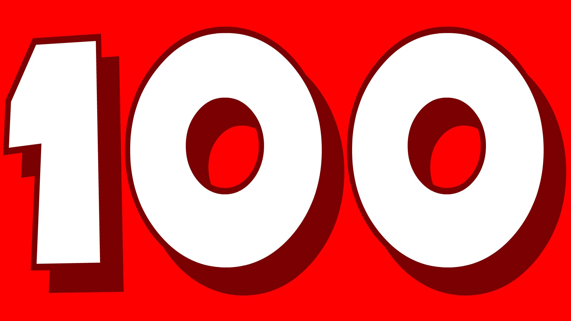 1920x1080 Number 100 Clipart Maxresdefault