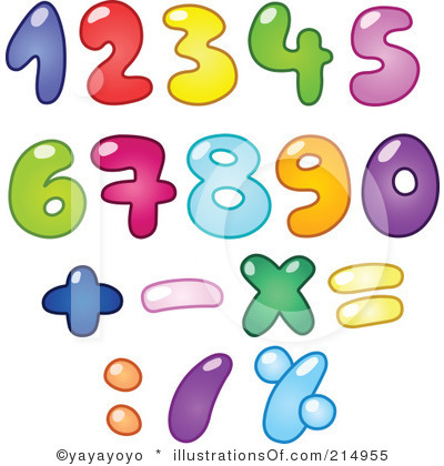 400x420 Numbers Clip Art