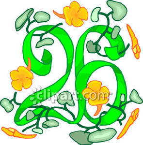 295x300 Clipart Of Number 26 101 Clip Art