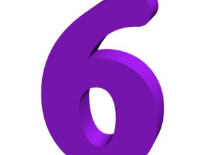 300x225 Purple Clipart Number 6