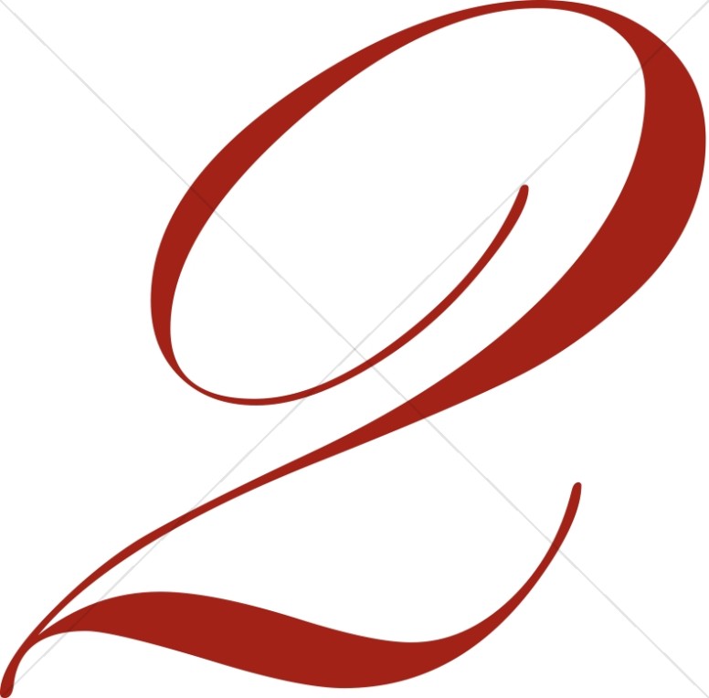 776x764 Red Number 2 Number Clipart