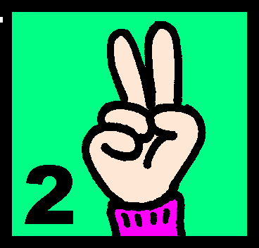 368x352 Two Number 2 Clipart