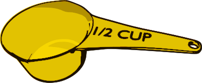 400x164 Number Clipart 1 Cup