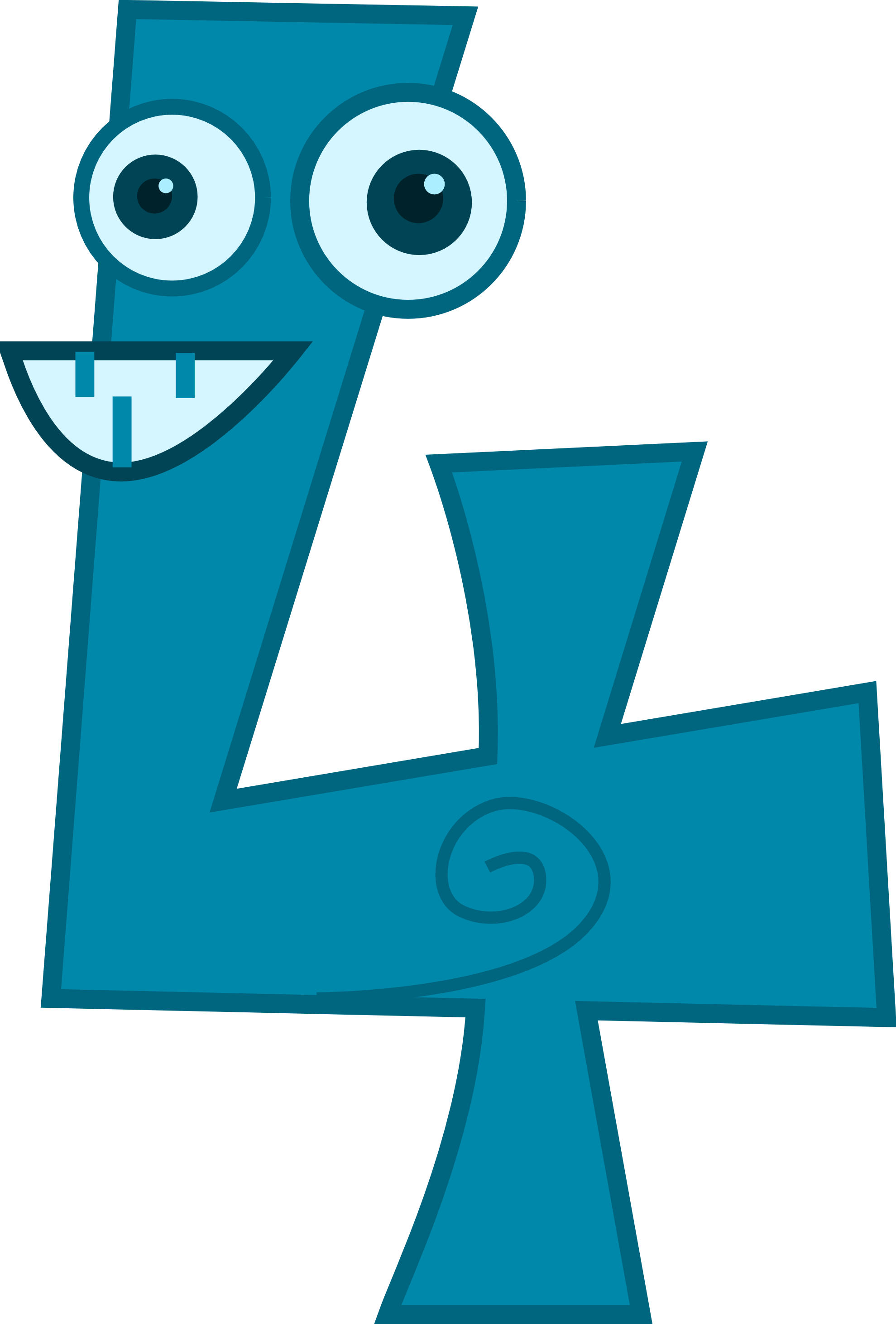 1979x2923 Clip Art Number Animals 3 Clipart Panda