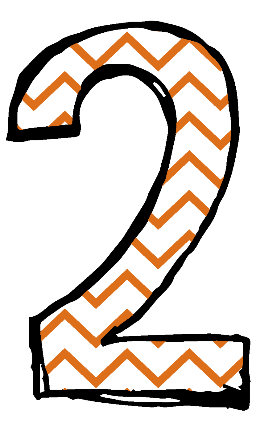 830x1373 Number 2 Clipart