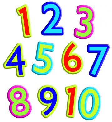 360x393 Numbers Clip Art