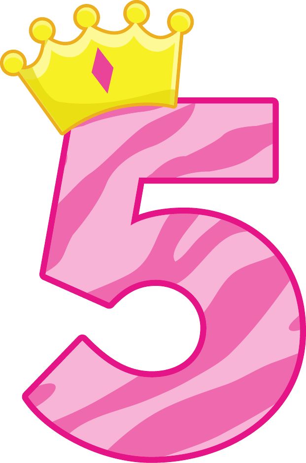 621x941 Birthday Number 5 Clipart