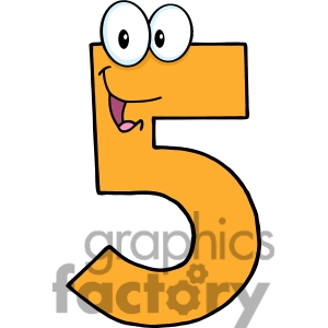 300x300 Number Five Clipart Clipart Panda