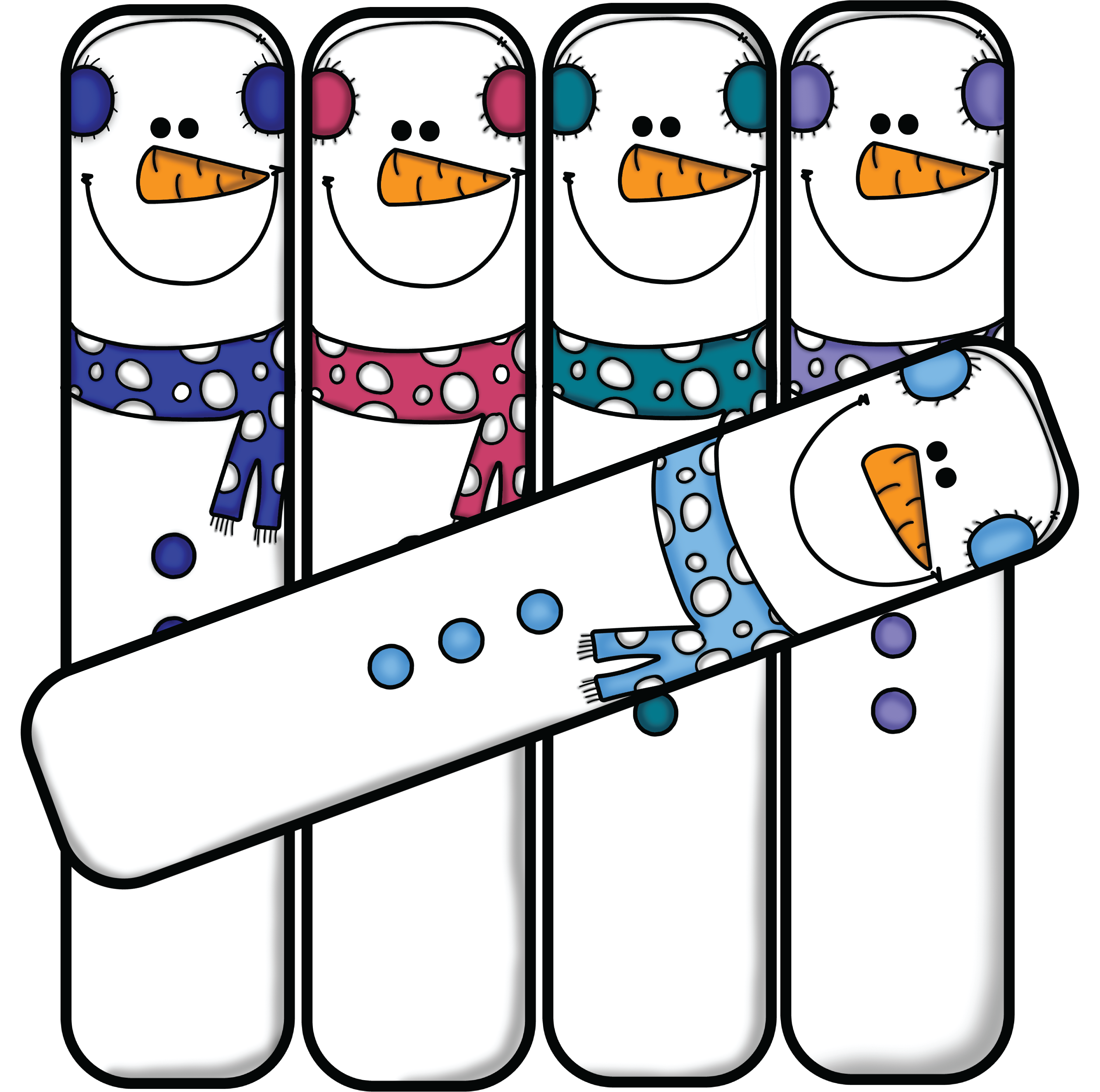 3615x3589 Number 5 Winter Clipart