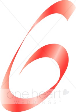 263x388 Number Six Clipart Pink Ribbon Alphabet