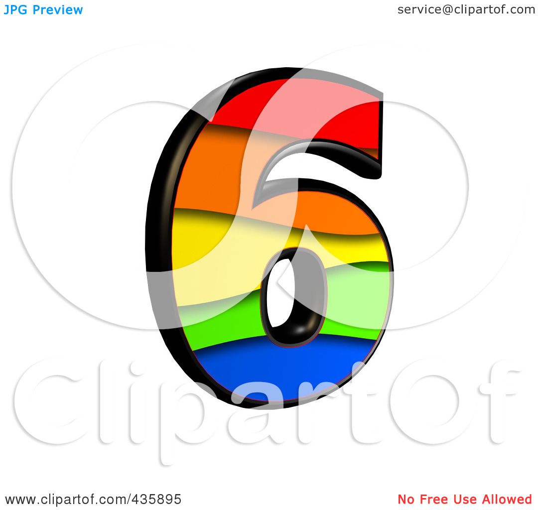 1080x1024 Royalty Free (Rf) Clipart Illustration Of A 3d Rainbow Symbol