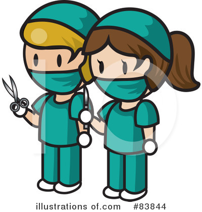 400x420 Surgical Nurse Clipart