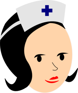252x300 Nurse Black Clip Art