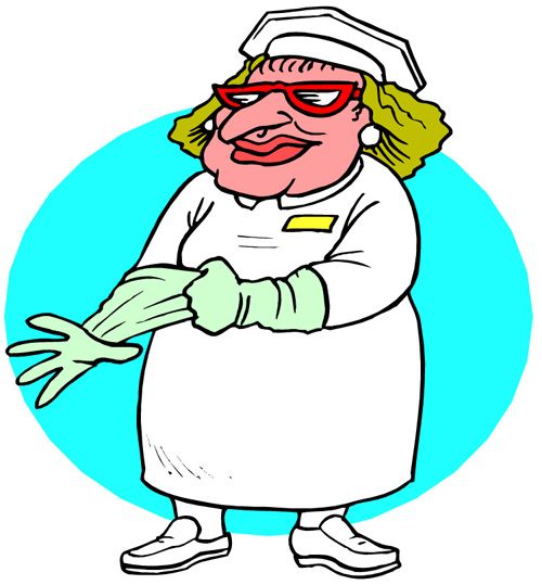 500x539 Scary Clipart Nurse