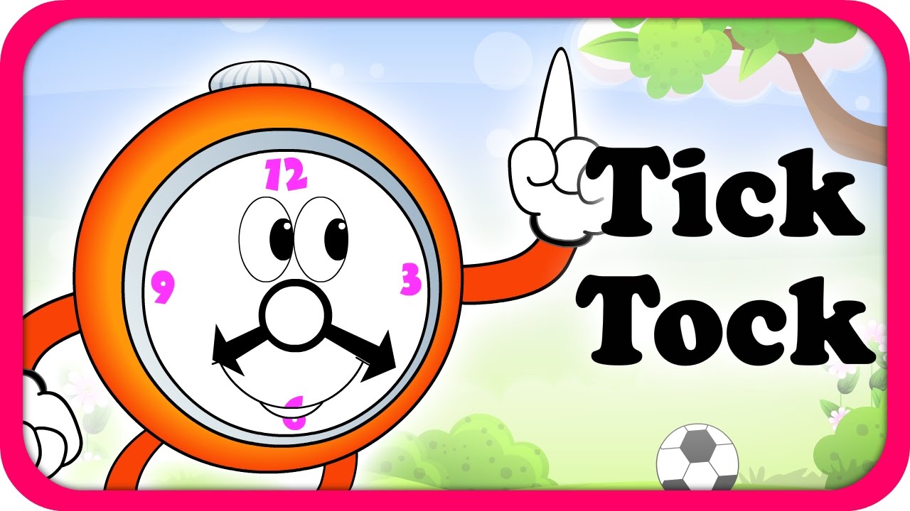 1280x720 Tick Tock Merrily Sings The Clock Lyrical Video English Nursery