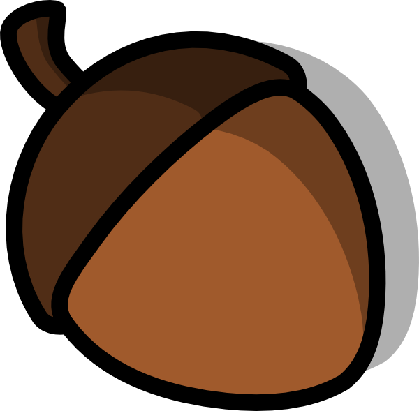 600x589 Squirrel And Nuts Clipart