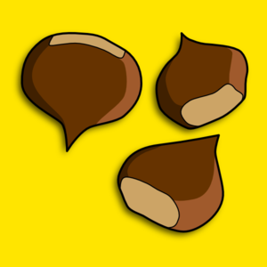 300x300 Chestnuts Clip Art