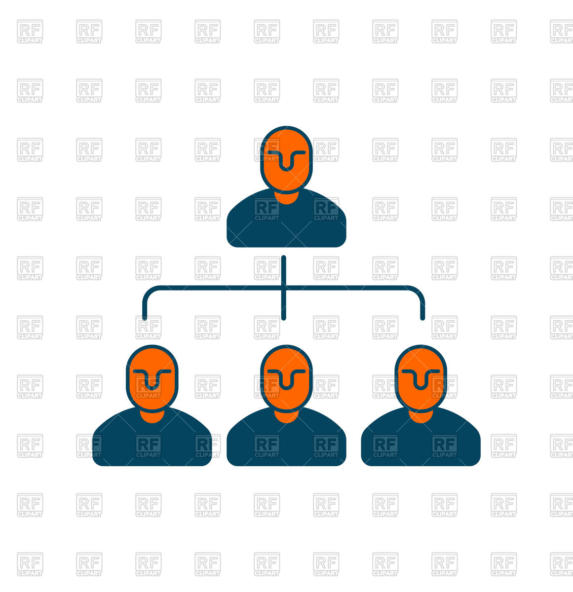 1161x1200 Company Structure Icon. Business Concept Symbol. Royalty Free