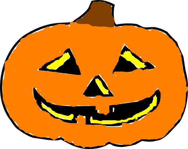 600x477 Jack O Lantern Bampw Clip Art Clipart Panda