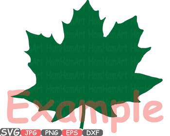 350x281 Fall Leaf Clip Art Autumn Leaves Oak Nature Green Monogram