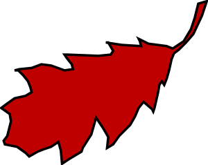 300x239 Red Leaf Clip Art