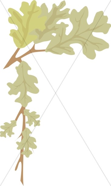 366x612 Leaf Borders, Falling Leaves Borders