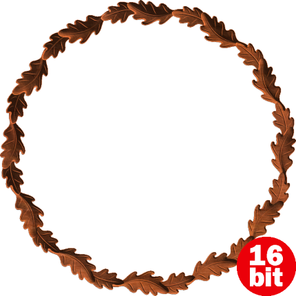 430x430 Oak Leaf Border Clipart