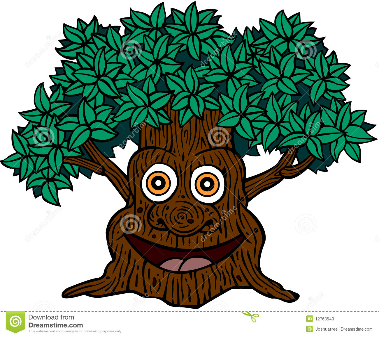 1300x1159 Face Clipart Tree
