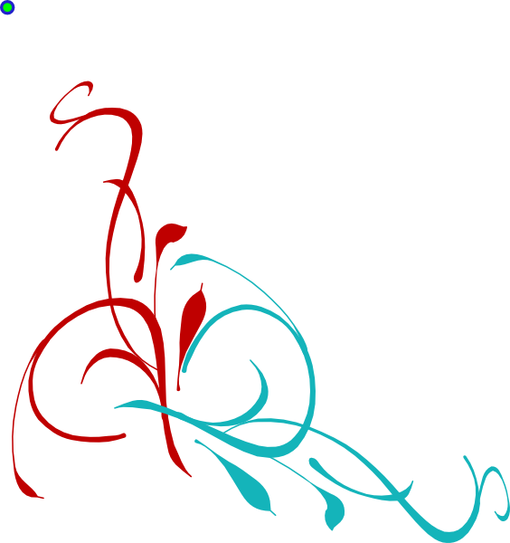 564x600 Red And Oasis Swirls Clip Art