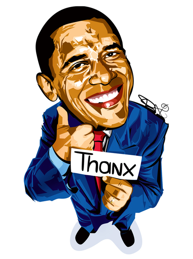 620x834 Funny Obama Clipart