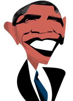 236x327 Caricatures Caricatures Caricatures Barack Obama