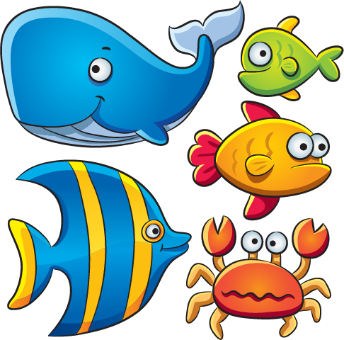486x480 Animales Marinos Tipo Cartoon 02 Fish, Clip Art And Ocean