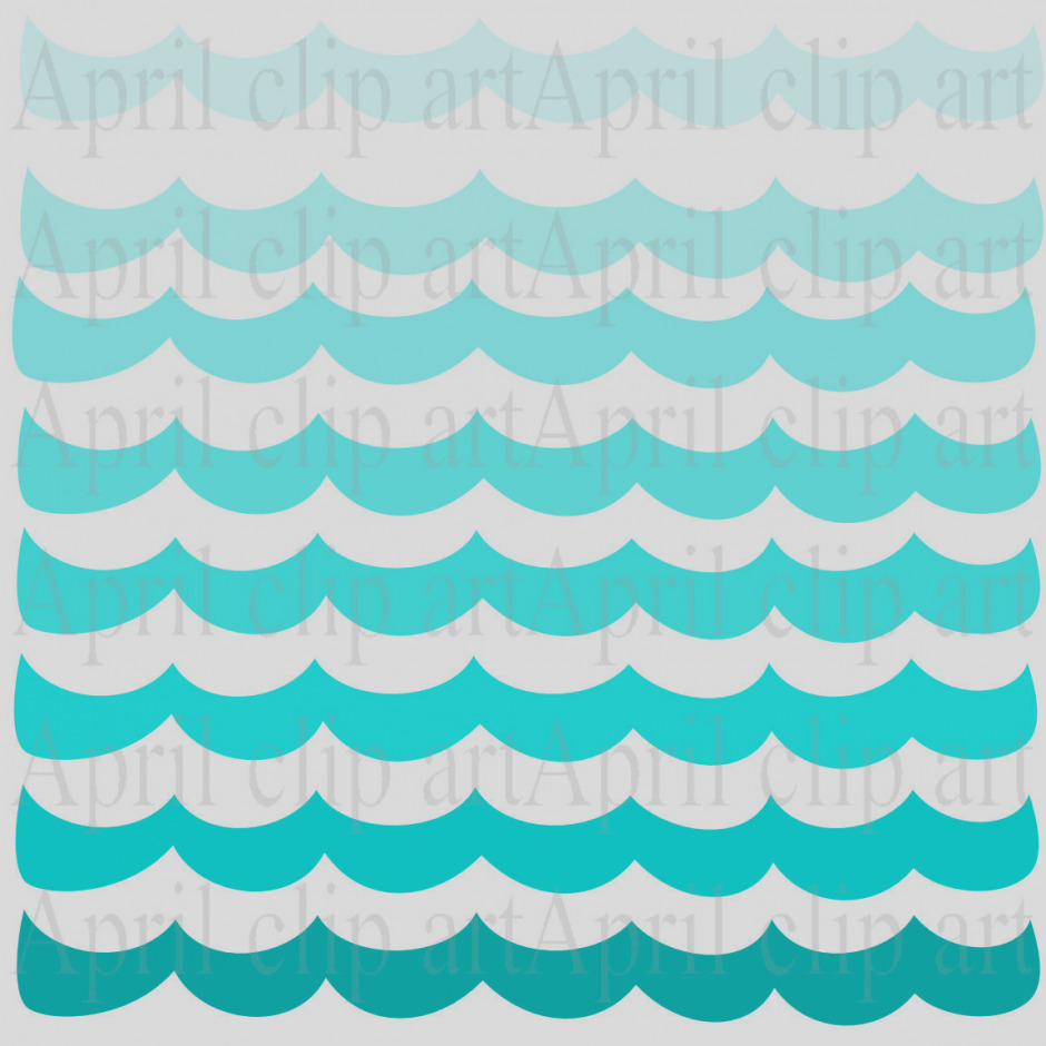 940x940 Ocean Clipart Waves