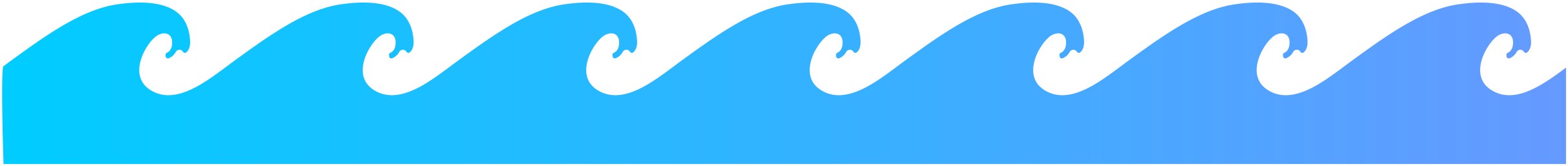 2424x257 Ocean Wave Border Clip Art. Wave Clipart Border Design